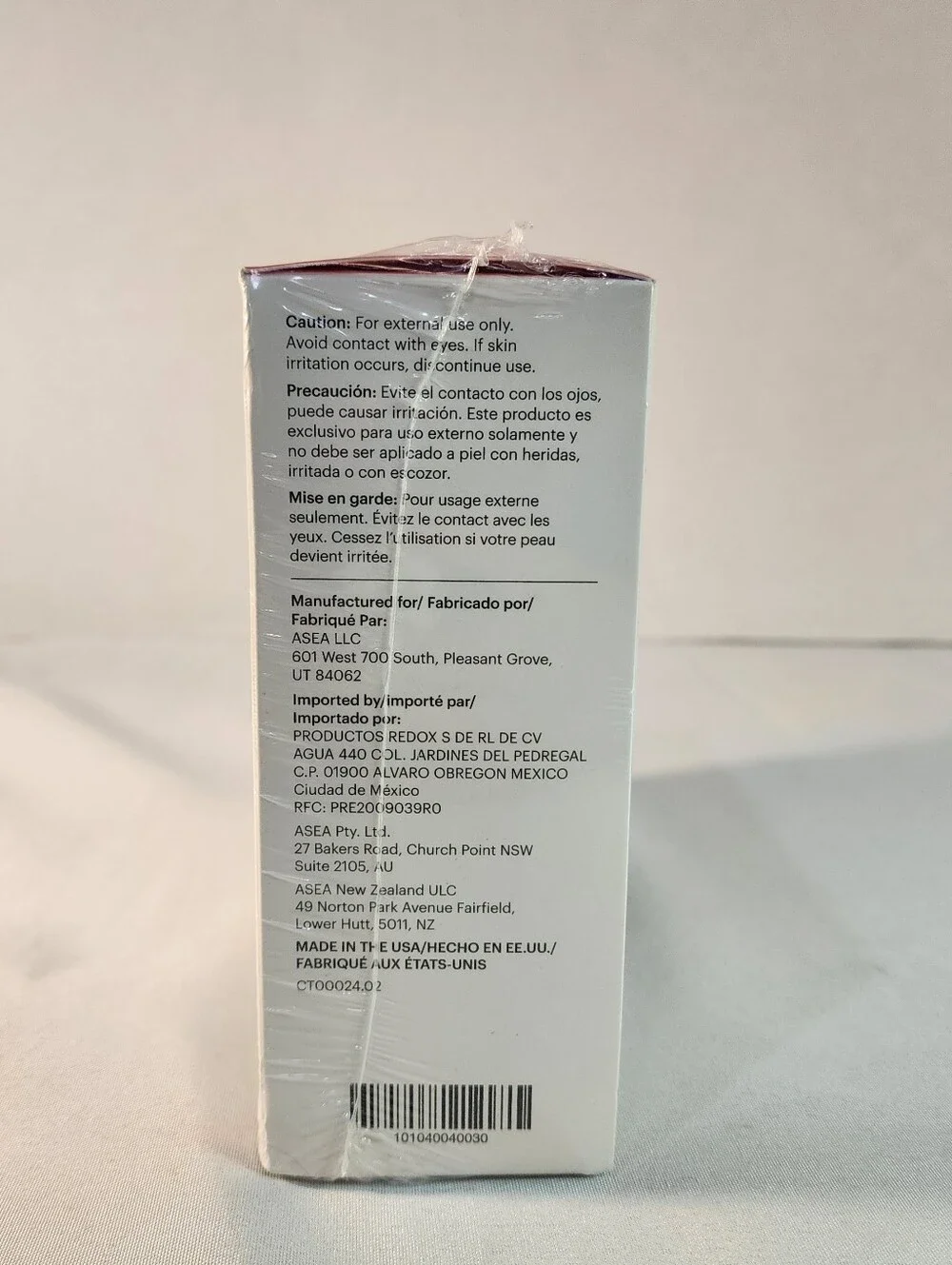 ASEA RENUAdvanced Hydrating Skin Care System - expires 05/27 Lot# K131025-4